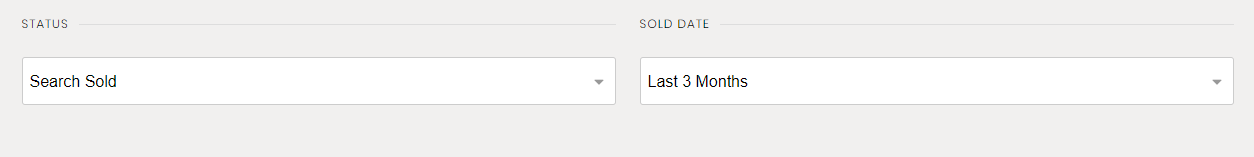 MLS Sold Listing Search